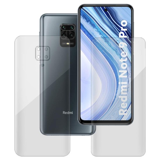 Set folii silicon pentru Xiaomi Redmi Note 9 Pro, SILKASE, Gel TPU, antibacterian, regenerabila (SILKASE, Set Folii Lucioase) by www.silkase.ro Set folii silicon pentru Xiaomi Redmi Note 9 Pro, SILKASE, Gel TPU, antibacterian, regenerabila (Redmi Note 9 Pro, F0465) by www.silkase.ro