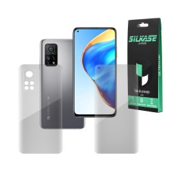 Set folii silicon pentru Xiaomi Mi 10T, SILKASE, Gel TPU, antibacterian, regenerabila