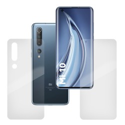 Set folii silicon pentru Xiaomi Mi 10, SILKASE, Gel TPU, antibacterian, regenerabila