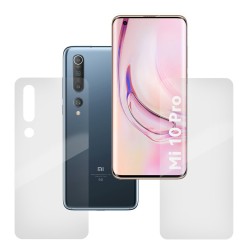 Set folii silicon pentru Xiaomi Mi 10 Pro, SILKASE, Gel TPU, antibacterian, regenerabila