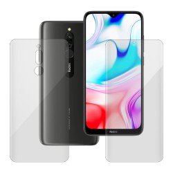 Set folii silicon pentru Xiaomi Redmi 8, SILKASE, Gel TPU, antibacterian, regenerabil Set folii silicon pentru Xiaomi Redmi 8, SILKASE, Gel TPU, antibacterian, regenerabil