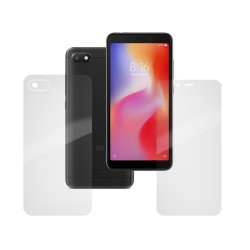 Set folii silicon pentru Xiaomi Redmi 6A, SILKASE, Gel TPU, antibacterian, regenerabil
