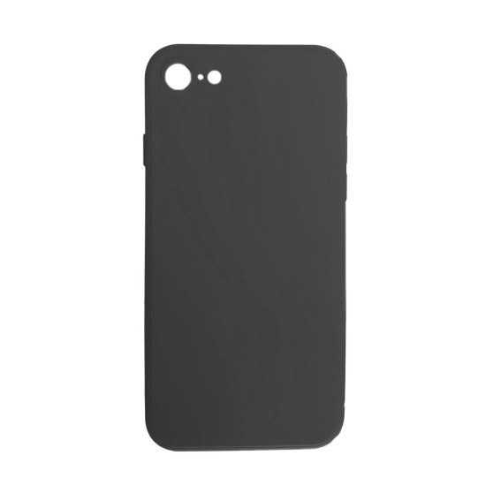 Husa SILKASE pentru iPhone SE 3 2022, Square, culoare negru, soft silicone (iPhone 7, H1284) by www.silkase.ro