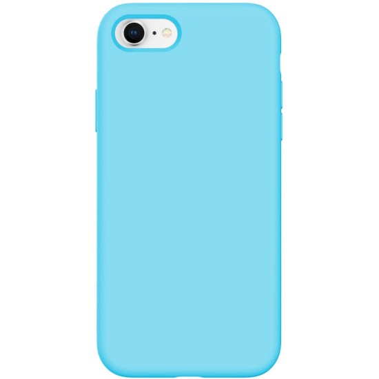Husa SILKASE pentru Apple iPhone SE 3 2022, SILKASE, culoare turcoaz deschis, liquid silicone (iPhone 7, H1291) by www.silkase.ro