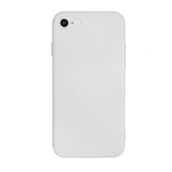 Husa SILKASE pentru iPhone SE 3 2022, square, culoare alb, soft silicone Husa SILKASE pentru iPhone SE 3 2022, square, culoare alb, soft silicone