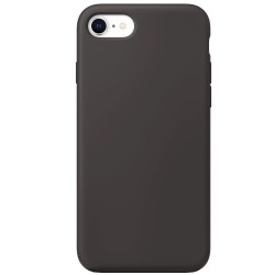 Husa SILKASE pentru Apple iPhone SE 3 2022, soft silicon, culoare negru