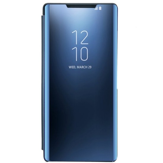 Husa Flip SILKASE pentru Huawei Mate 30 Pro, mirror, albastru (Mate 30 Pro, H0796) by www.silkase.ro