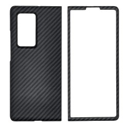 Husa fibra carbon SILKASE pentru Huawei Mate X2, aramid kevlar, negru Husa fibra carbon SILKASE pentru Huawei Mate X2, aramid kevlar, negru