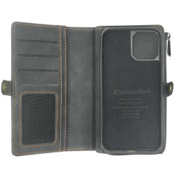 Husa /Portofel SILKASE pentru Apple iPhone 12 Pro, piele intoarsa, culoare neagra Husa /Portofel SILKASE pentru Apple iPhone 12 Pro, piele intoarsa, culoare neagra
