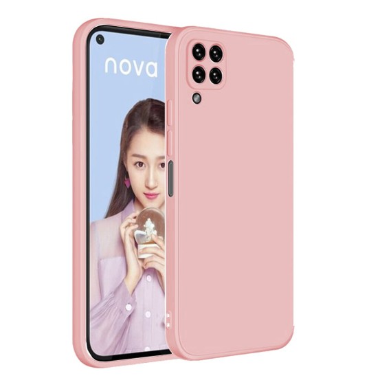 Husa SILKASE pentru Huawei P40 Lite, camera protection, soft silicon,culoare soft Pink (P40 lite, H1243) by www.silkase.ro