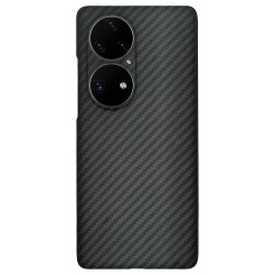 Husa fibra carbon SILKASE pentru Huawei P50 Pro, aramid kevlar, negru Husa fibra carbon SILKASE pentru Huawei P50 Pro, aramid kevlar, negru