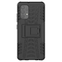 Husa SILKASE pentru Samsung A32, Armor Stand, plastic/cauciuc, negru Husa SILKASE pentru Samsung A32, Armor Stand, plastic/cauciuc, negru