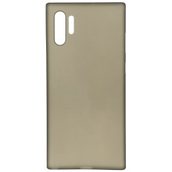 Husa 0.3mm SILKASE pentru Samsung Note 10 Plus, subtire, culoare gri, plastic mat