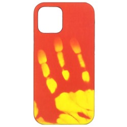 Husa SILKASE pentru Apple iPhone 12 / 12 Pro, thermal, rosu Husa SILKASE pentru Apple iPhone 12 / 12 Pro, thermal, rosu