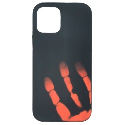 Husa SILKASE pentru Apple iPhone 12 / 12 Pro, thermal, negru Husa SILKASE pentru Apple iPhone 12 / 12 Pro, thermal, negru