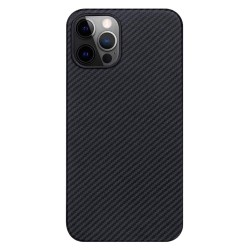 Husa fibra de carbon Magsafe SILKASE pentru Apple iPhone 12/ 12 Pro, aramid kevlar, metal camera, culoare negru Husa fibra de carbon Magsafe SILKASE pentru Apple iPhone 12/ 12 Pro, aramid kevlar, metal camera, culoare negru