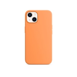Husa SILKASE pentru Apple iPhone 13 Mini, magcase, soft silicon, culoare portocaliu