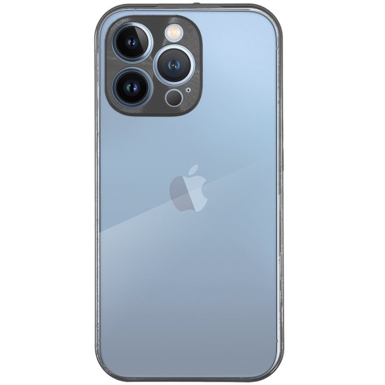Husa 360 SILKASE pentru Apple iPhone 13 Pro, protectie camera, metal/sticla, negru (SILKASE, iPhone 13 Pro) by www.silkase.ro Husa 360 SILKASE pentru Apple iPhone 13 Pro, protectie camera, metal/sticla, negru (iPhone 13 Pro, H1029) by www.silkase.ro