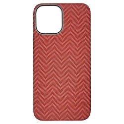Husa fibra de carbon SILKASE pentru Apple iPhone 13 Pro Max, aramid kevlar, metal camera, culoare rosu Husa fibra de carbon SILKASE pentru Apple iPhone 13 Pro Max, aramid kevlar, metal camera, culoare rosu