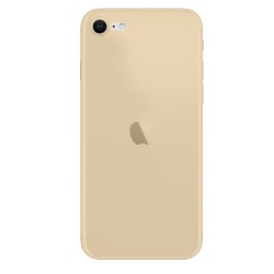 Husa 0.3mm SILKASE pentru iPhone SE 3 2022, subtire, culoare gold, plastic mat Husa 0.3mm SILKASE pentru iPhone SE 3 2022, subtire, culoare gold, plastic mat