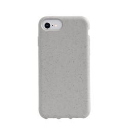Husa SILKASE pentru iPhone SE 3 2022, bio degradabila, culoare alb
