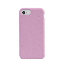 Husa SILKASE pentru iPhone SE 3 2022, bio degradabila, culoare roz