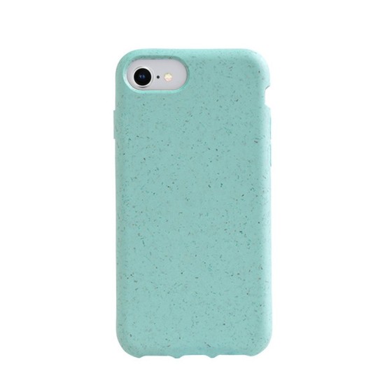 Husa SILKASE pentru iPhone SE 3 2022, biodegradabila, culoare turcoaz (iPhone 7, H1265) by www.silkase.ro