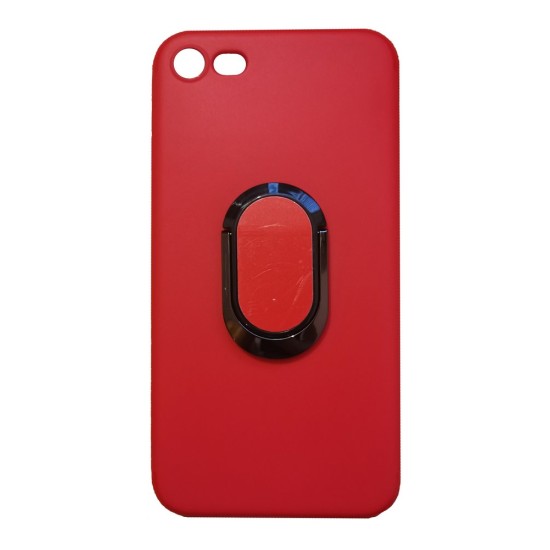 Husa SILKASE pentru iPhone SE 3 2022, Camera protection, culoare rosu, silicone (iPhone 7, H1270) by www.silkase.ro
