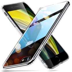 Husa UltraSlim ESR Essential Crown pentru iPhone SE 2 (2020), Silicon, Argintiu
