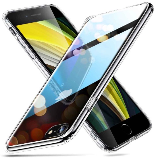 Husa UltraSlim ESR Essential Crown pentru iPhone SE 2 (2020), Silicon, Argintiu (iPhone 7, 4894240103456) by www.silkase.ro
