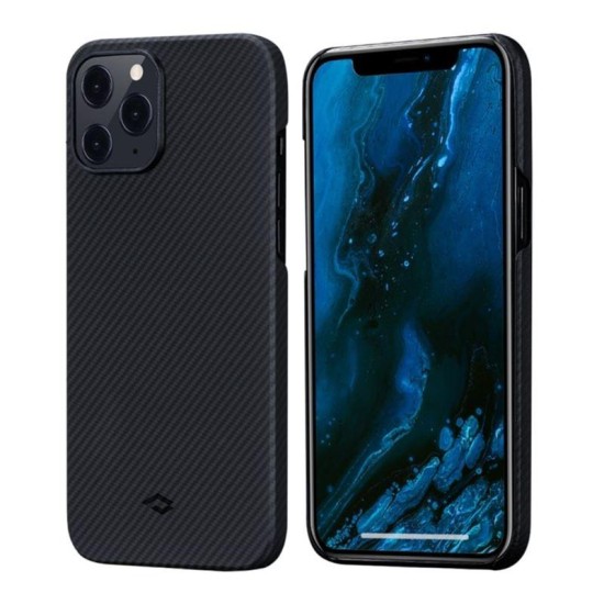 Carcasa PITAKA MagEZ Plain iPhone 12 Pro Black/Grey (PITAKA, iPhone 12 Pro) by www.silkase.ro Carcasa PITAKA MagEZ Plain iPhone 12 Pro Black/Grey (iPhone 12 Pro, KI1202P) by www.silkase.ro