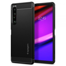 Carcasa Spigen Rugged Armor compatibila cu Sony Xperia 1 IV Matte Black Carcasa Spigen Rugged Armor compatibila cu Sony Xperia 1 IV Matte Black