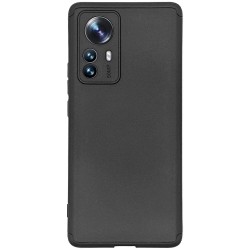 Husa GKK pentru Xiaomi 12 Pro, Plastic 360, culoare negru Husa GKK pentru Xiaomi 12 Pro, Plastic 360, culoare negru