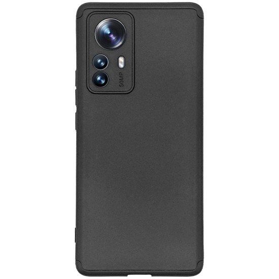 Husa GKK pentru Xiaomi 12 Pro, Plastic 360, culoare negru (GKK, Husa GKK) by www.silkase.ro Husa GKK pentru Xiaomi 12 Pro, Plastic 360, culoare negru (12 Pro, H1467) by www.silkase.ro