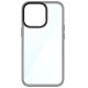 Husa SILKASE pentru Apple iPhone 13 Pro, plastic/cauciuc, transparent/gri (SILKASE, iPhone 13 Pro) by www.silkase.ro Husa SILKASE pentru Apple iPhone 13 Pro, plastic/cauciuc, transparent/gri (iPhone 13 Pro, H1471) by www.silkase.ro