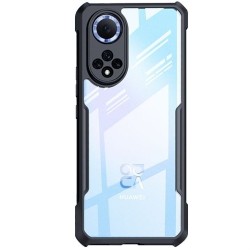 SILKASE Husă Huawei Nova 9 SE, Protecție Cameră/Anti-Șoc (AntiGravity), Negru/Transparent