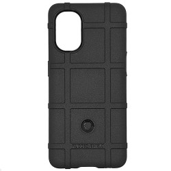 Husa SILKASE pentru Oppo Reno 7 Lite, Rugged shield, cauciuc negru