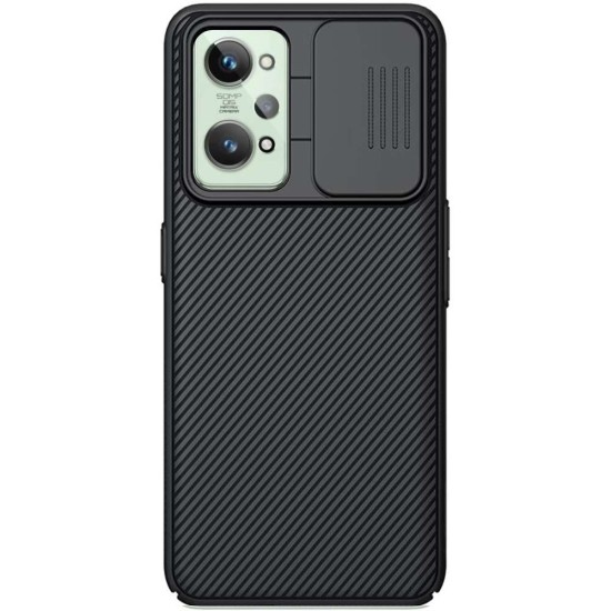 Husa Nillkin pentru Realme GT 2 Pro, camera privacy, plastic negru (C35, H1455) by www.silkase.ro