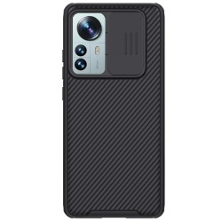 Husa Nillkin pentru Xiaomi 12 Pro, camera privacy, plastic negru Husa Nillkin pentru Xiaomi 12 Pro, camera privacy, plastic negru