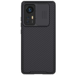 Husa Nillkin pentru Xiaomi 12/ 12X, camera privacy, plastic negru
