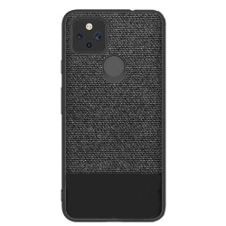 Husa SILKASE pentru Google Pixel 5a, fabric,M2, culoare negru Husa SILKASE pentru Google Pixel 5a, fabric,M2, culoare negru