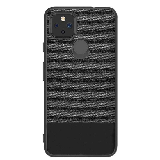 Husa SILKASE pentru Google Pixel 5a, fabric,M2, culoare negru (Telefoane Google, H1444) by www.silkase.ro