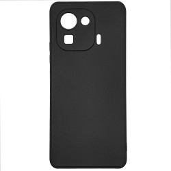 Husa SILKASE pentru Xiaomi Mi 11 Pro, protectie camera, soft silicon, culoare negru