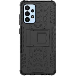 Husa SILKASE pentru Samsung Galaxy A53 5G, Armor Stand, plastic/cauciuc, negru Husa SILKASE pentru Samsung Galaxy A53 5G, Armor Stand, plastic/cauciuc, negru