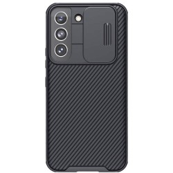Husa Nillkin pentru Samsung Galaxy S22, camera privacy, plastic negru Husa Nillkin pentru Samsung Galaxy S22, camera privacy, plastic negru