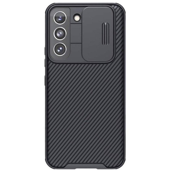 Husa Nillkin pentru Samsung Galaxy S22, camera privacy, plastic negru (Telefoane Samsung, H1431) by www.silkase.ro