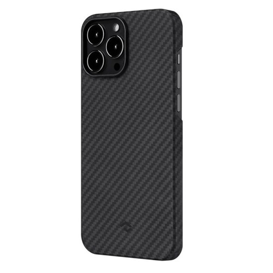 Carcasa PITAKA MagEZ 2 compatibila cu iPhone 13 Pro Max Black/Grey (PITAKA, iPhone 13 Pro Max) by www.silkase.ro Carcasa PITAKA MagEZ 2 compatibila cu iPhone 13 Pro Max Black/Grey (iPhone 13 Pro Max, KI1301PM) by www.silkase.ro