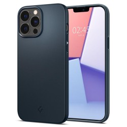 Husa slim Spigen Thin Fit compatibila cu iPhone 13 Pro Max Metal Slate