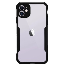 Husa SILKASE pentru Apple iPhone 11, protectie camera, AntiGravity, AntiShock, negru/transparent Husa SILKASE pentru Apple iPhone 11, protectie camera, AntiGravity, AntiShock, negru/transparent