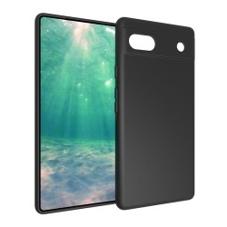 Husa SILKASE pentru Google Pixel 6a, soft silicon, culoare negru Husa SILKASE pentru Google Pixel 6a, soft silicon, culoare negru
